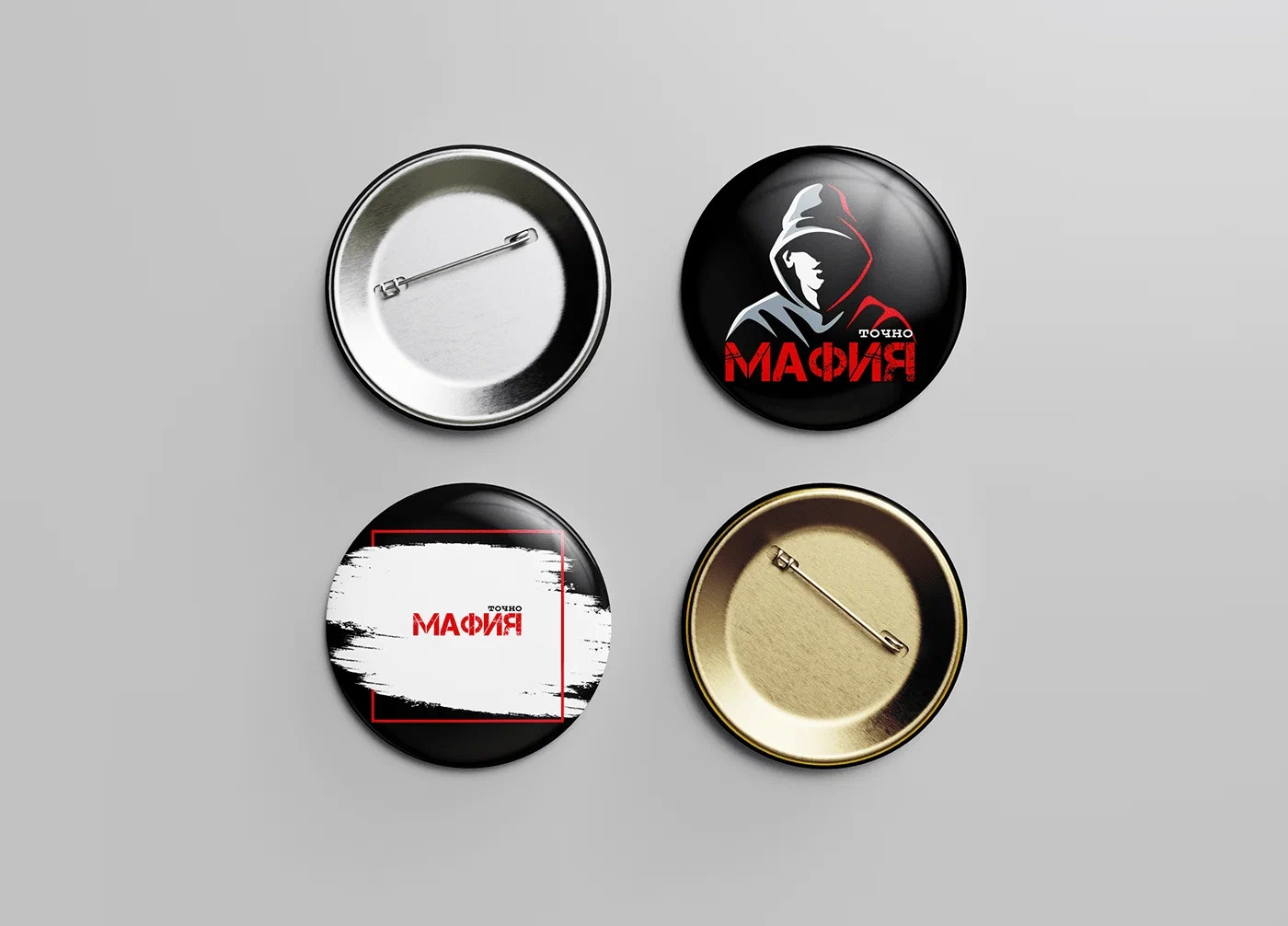 Mafia Game Logo and Cards